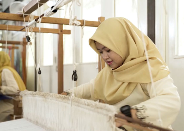 Threading Hope: Maybank Women Eco-Weavers programme